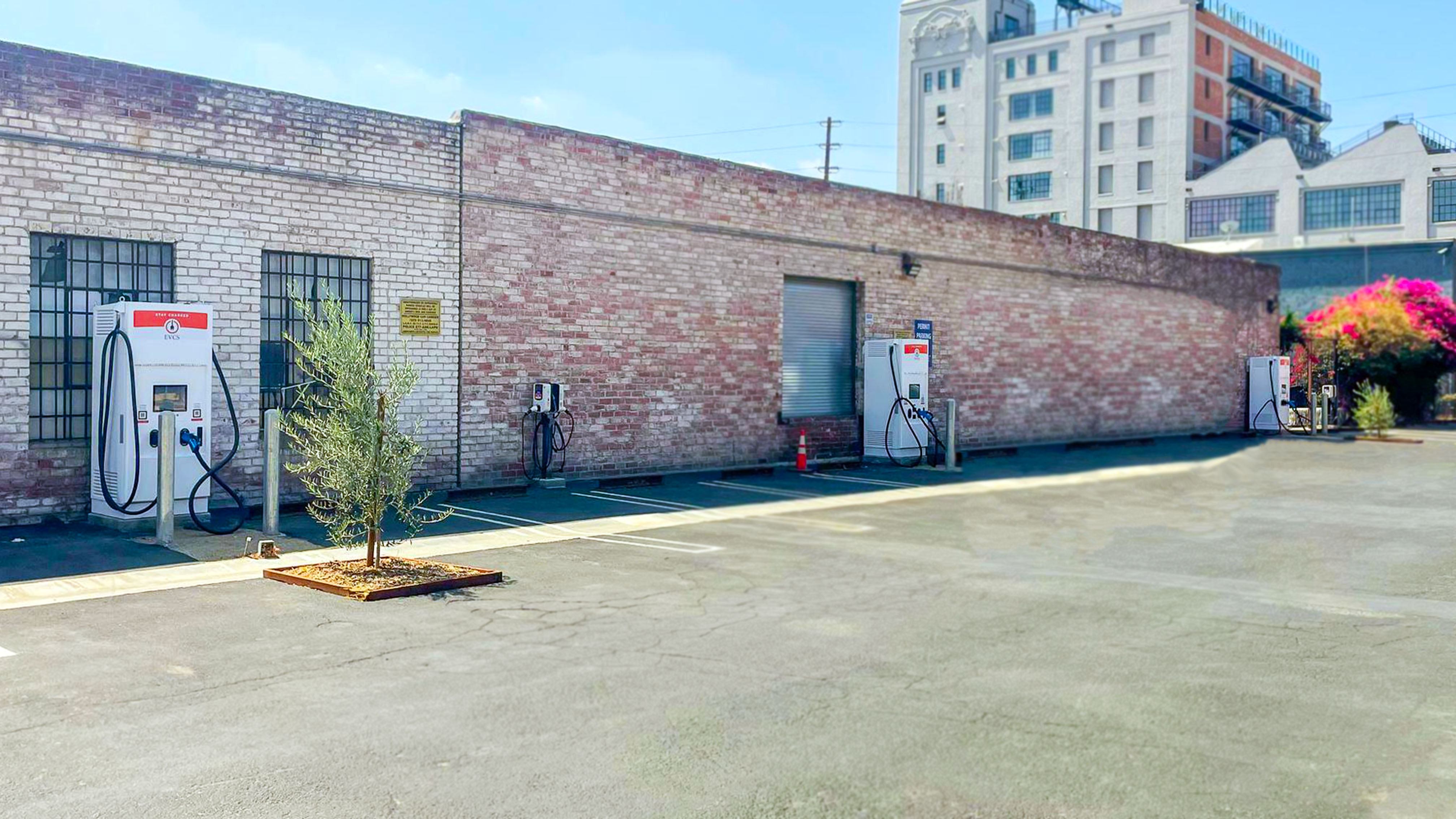 EV charging station at 1820 Industrial