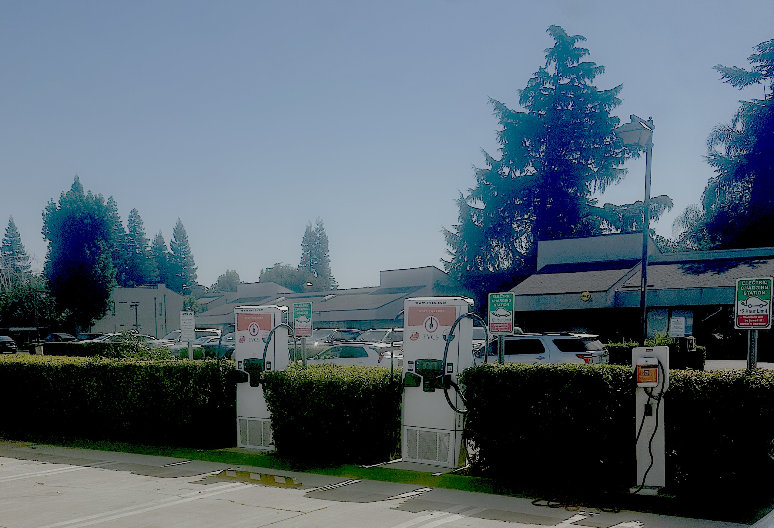 EV charging station at Grand Canal - Stockton