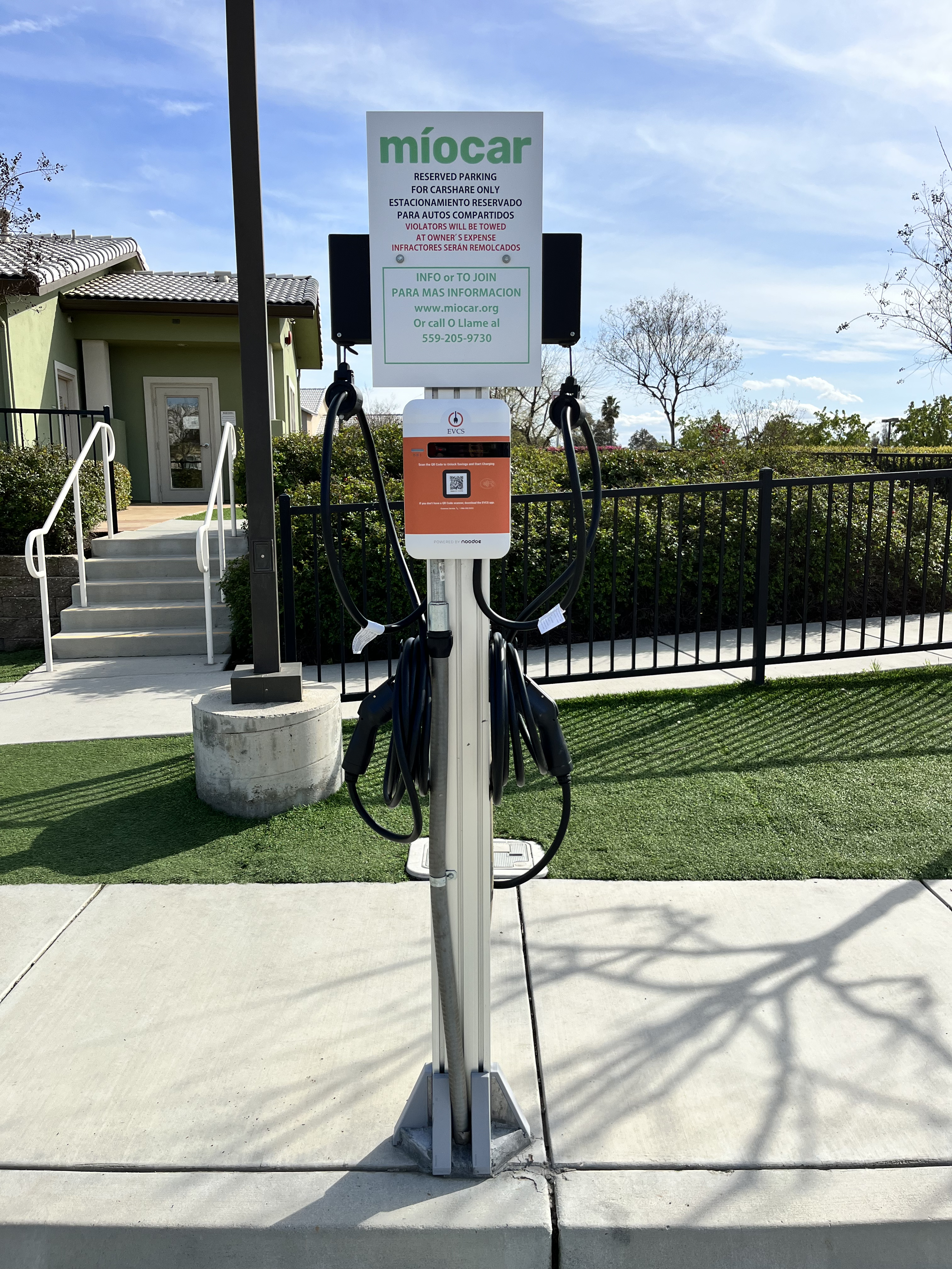 EV charging station at Rancho Lindo Apartments - Lamont