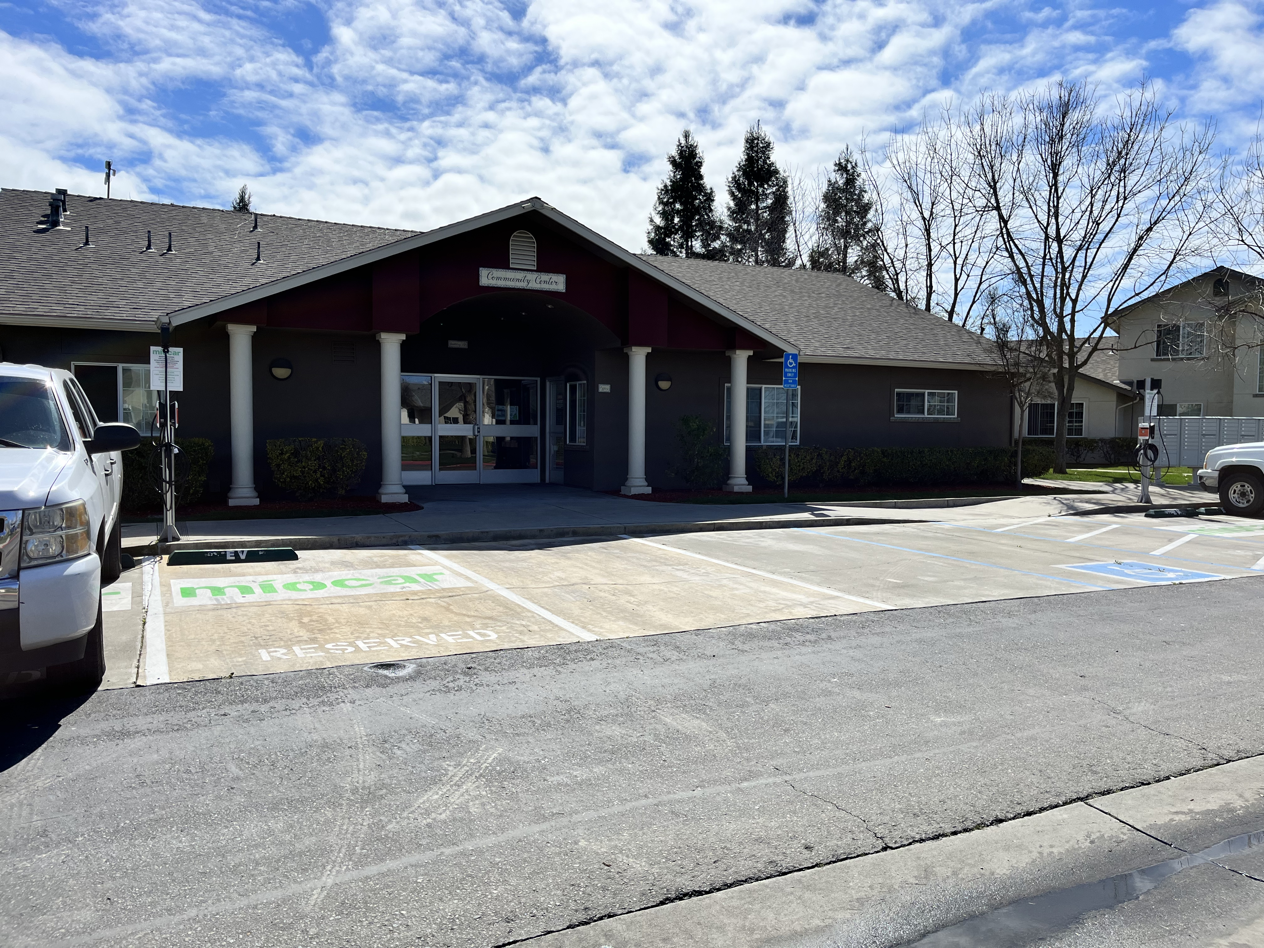 EV charging station at Sand Creek Apartments - Orosi