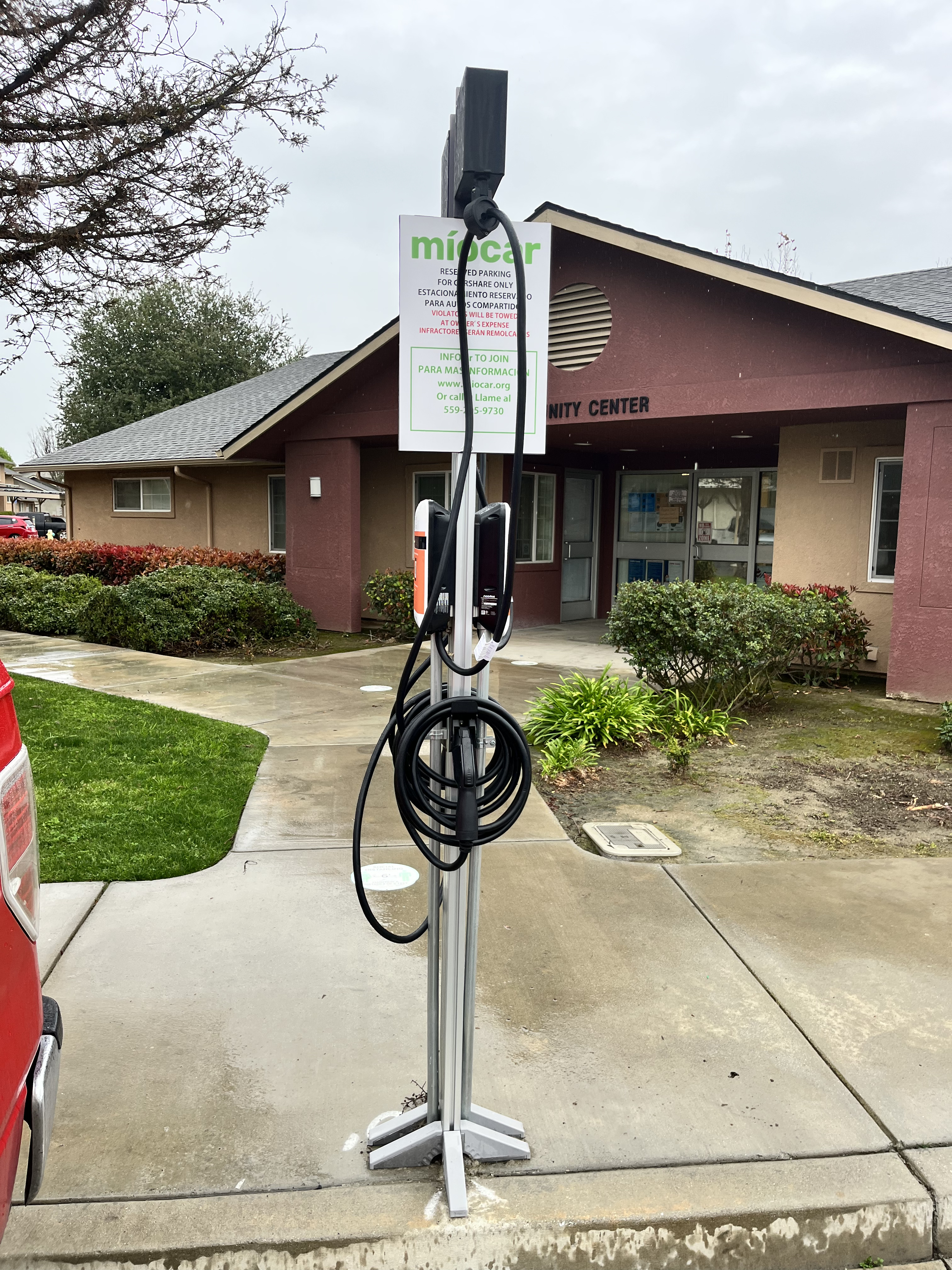 EV charging station at Sunrise Villas Apartments - Wasco