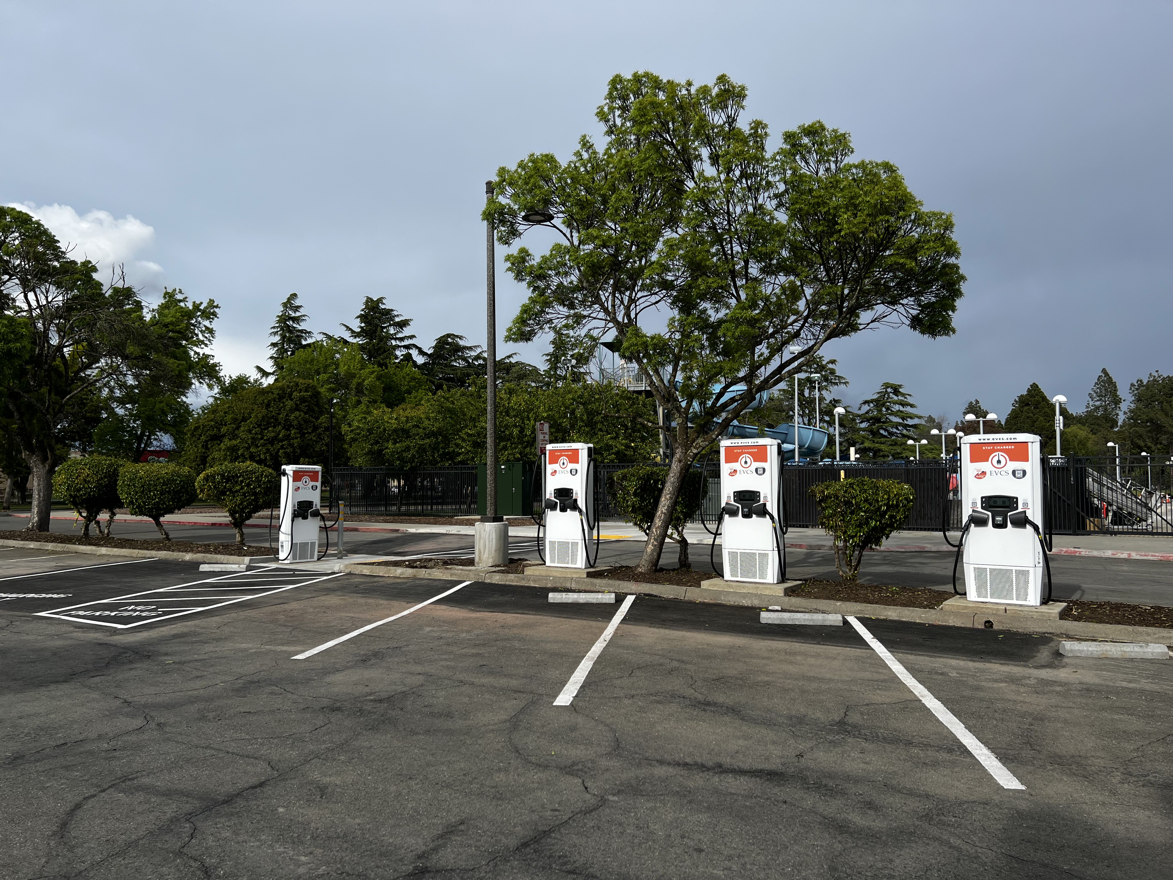 EV charging station at STA - Fairfield - Allan Witt Community Park