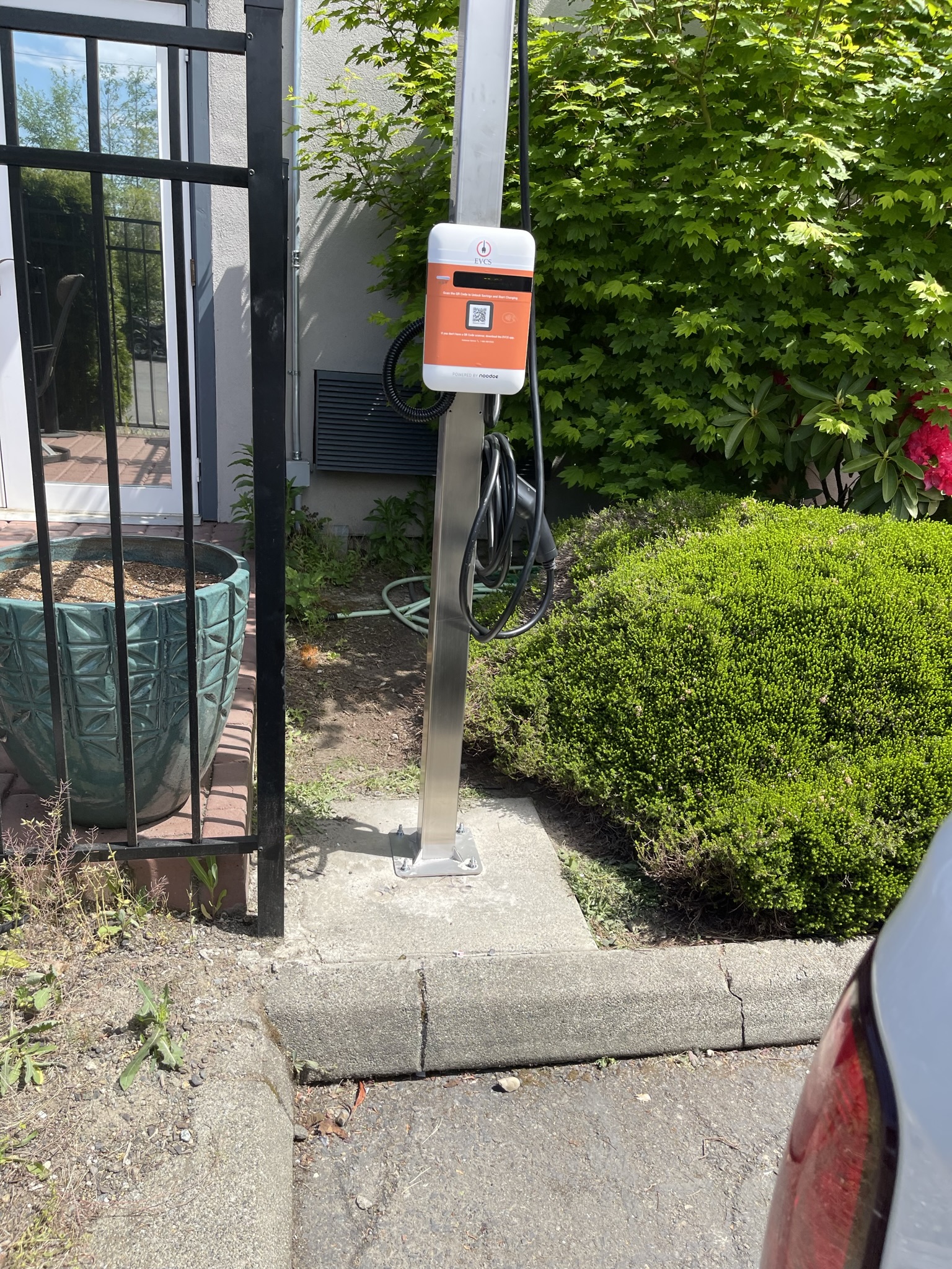 EV charging station at Best Western Plus Renton Inn