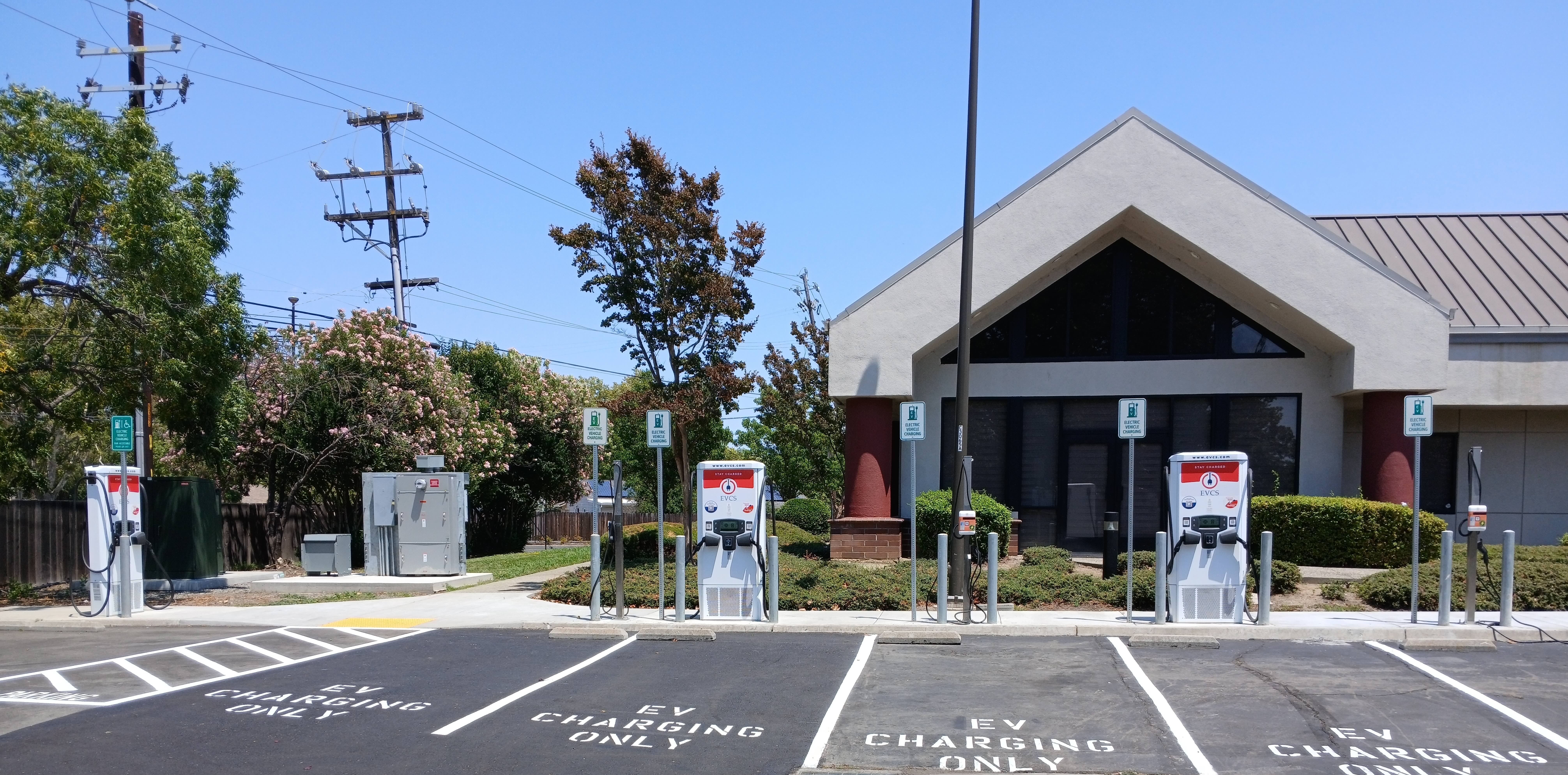 EV charging station at STA - Fairfield Chamber of Commerce