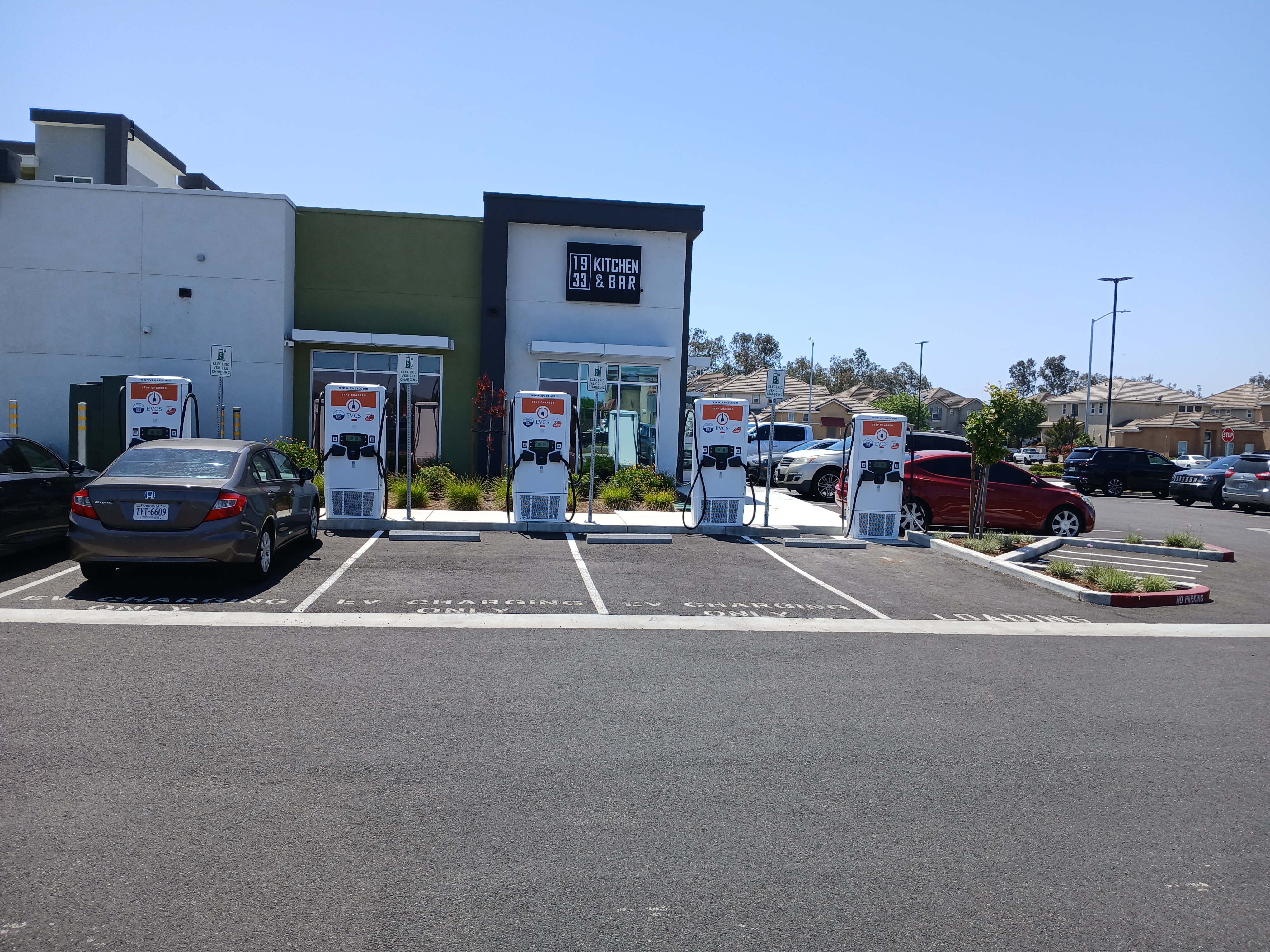 EV charging station at Lawler Ranch - Suisun City