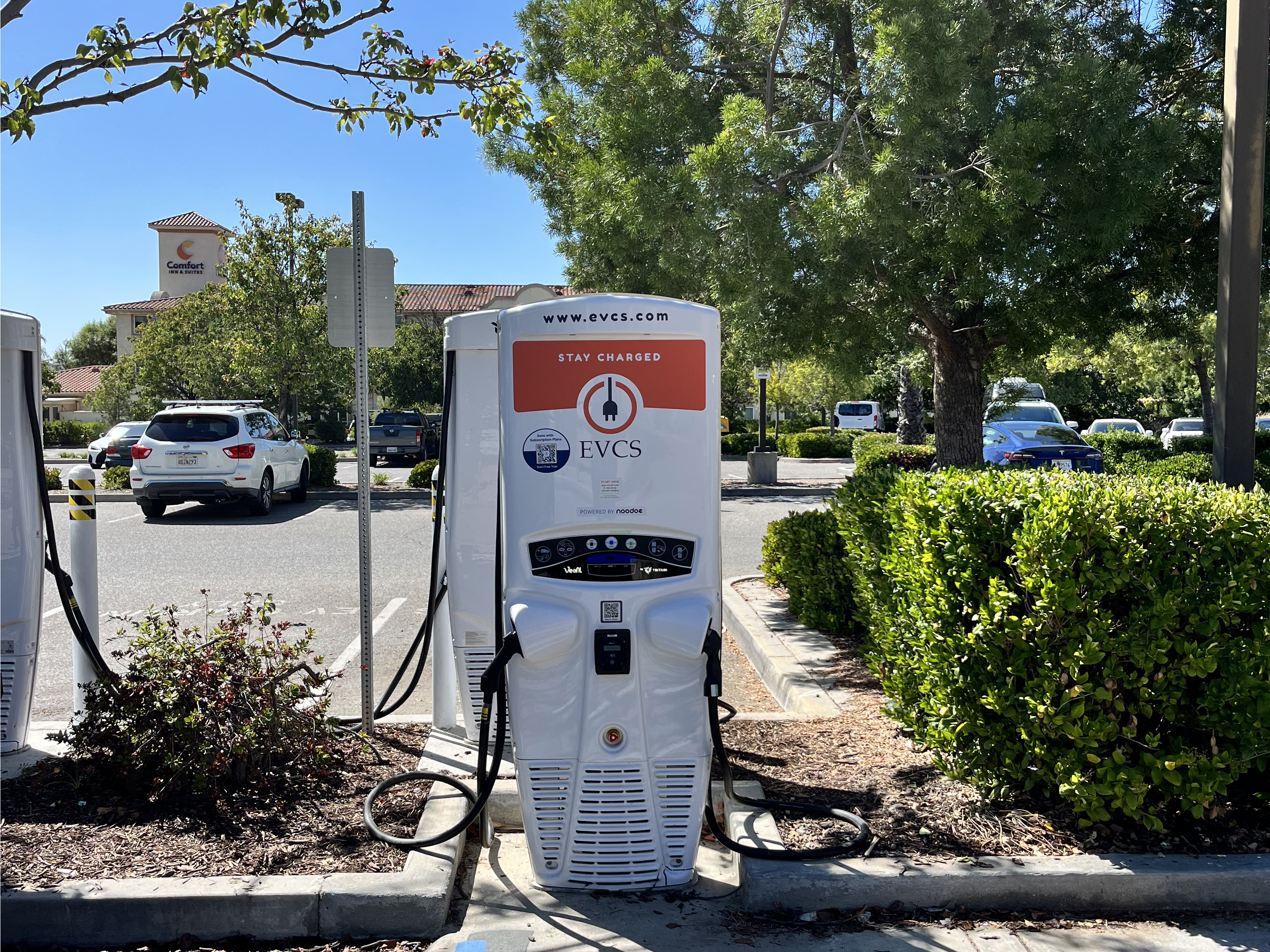 EV charging station at LA Fitness - Murrieta