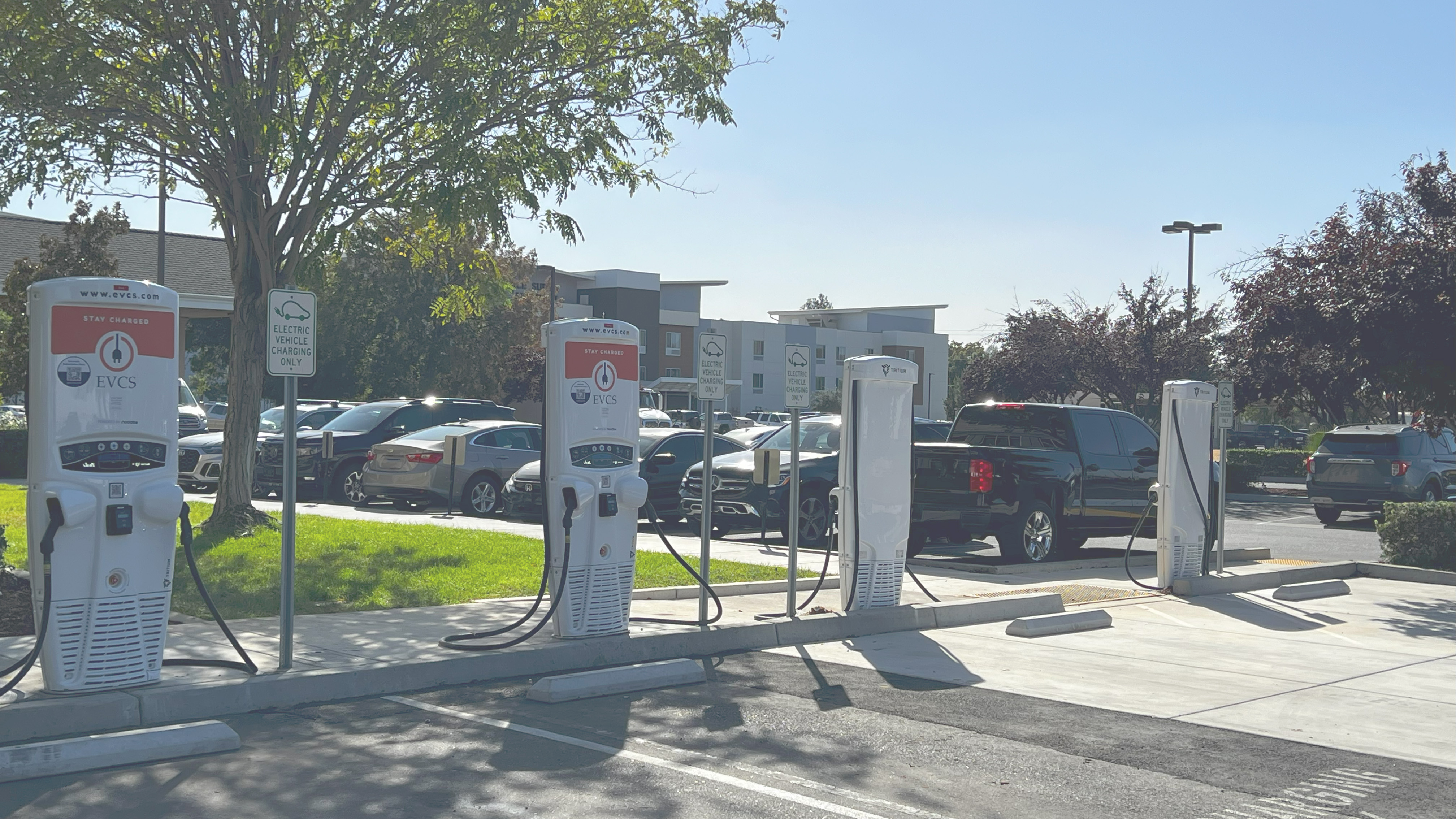 EV charging station at Hilton Garden Inn Clovis