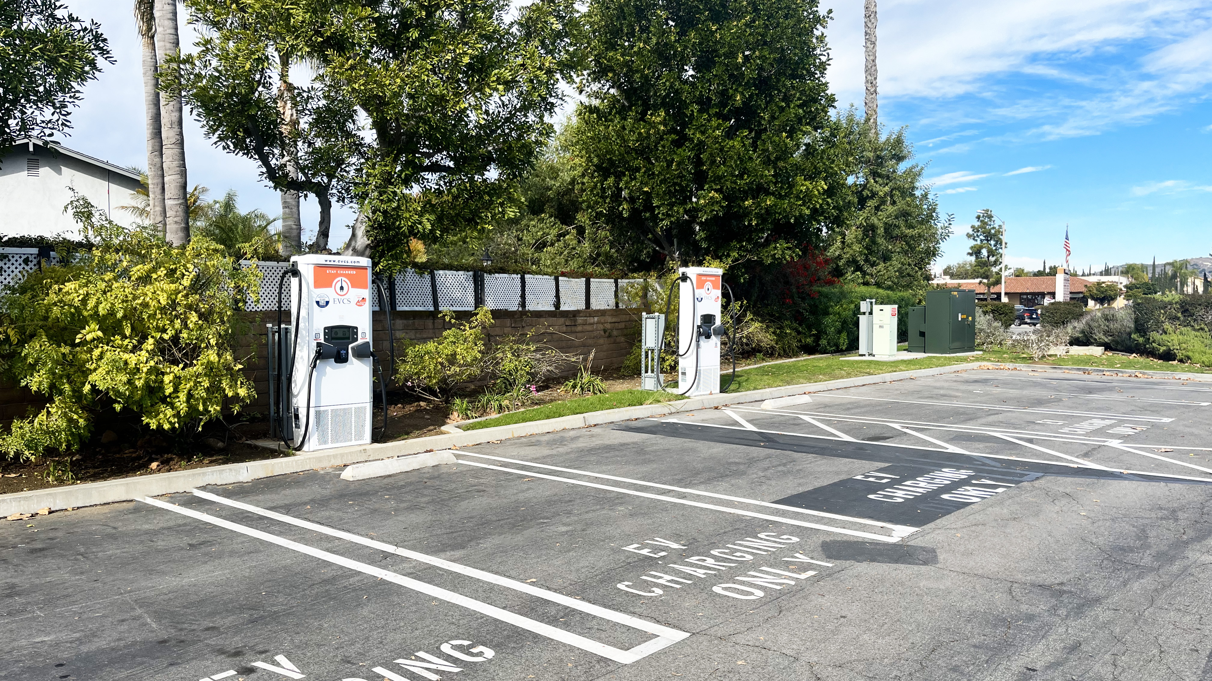 EV charging station at Faith Community Church Nazarene