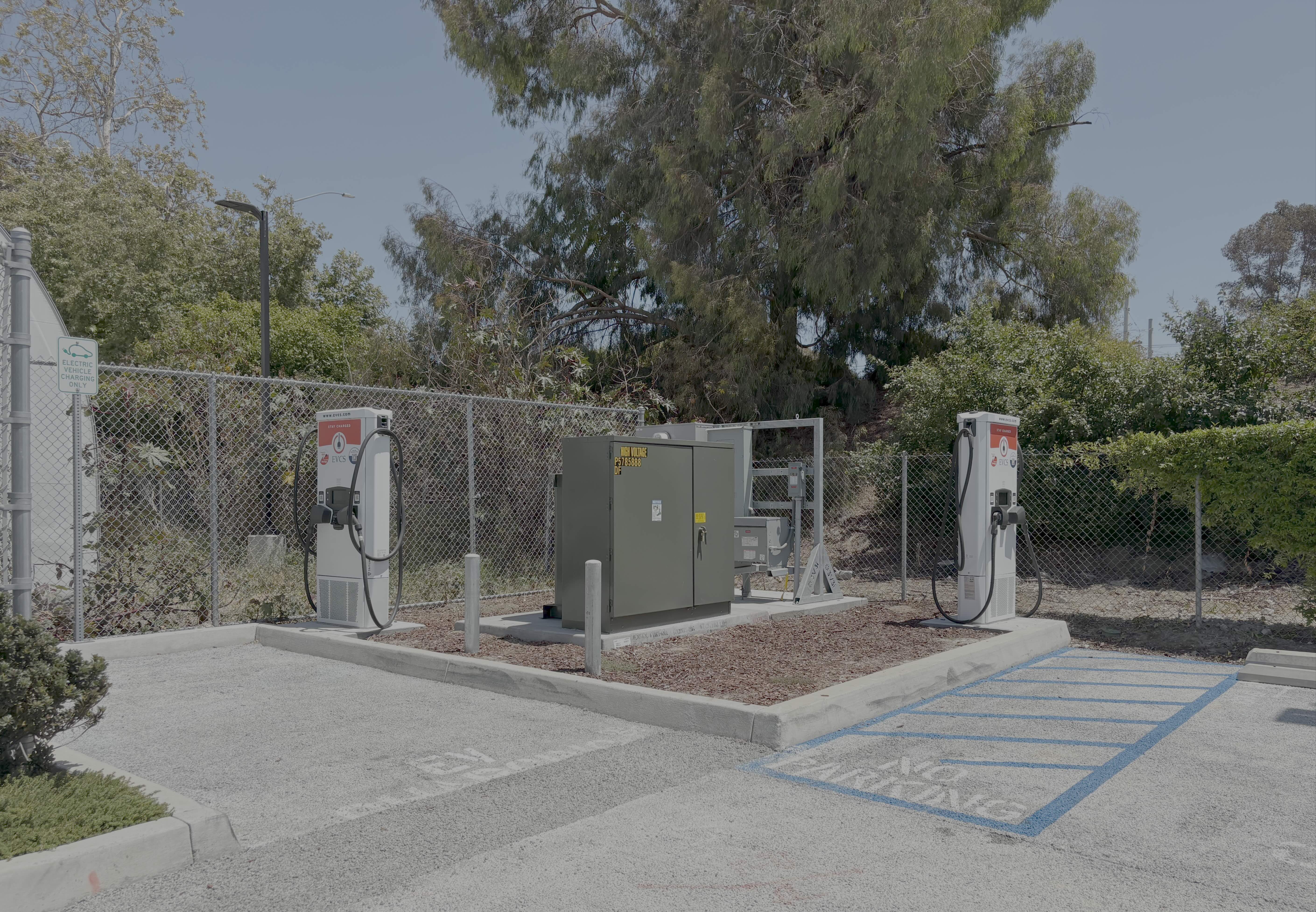 EV charging station at HACLA Imperial Housing