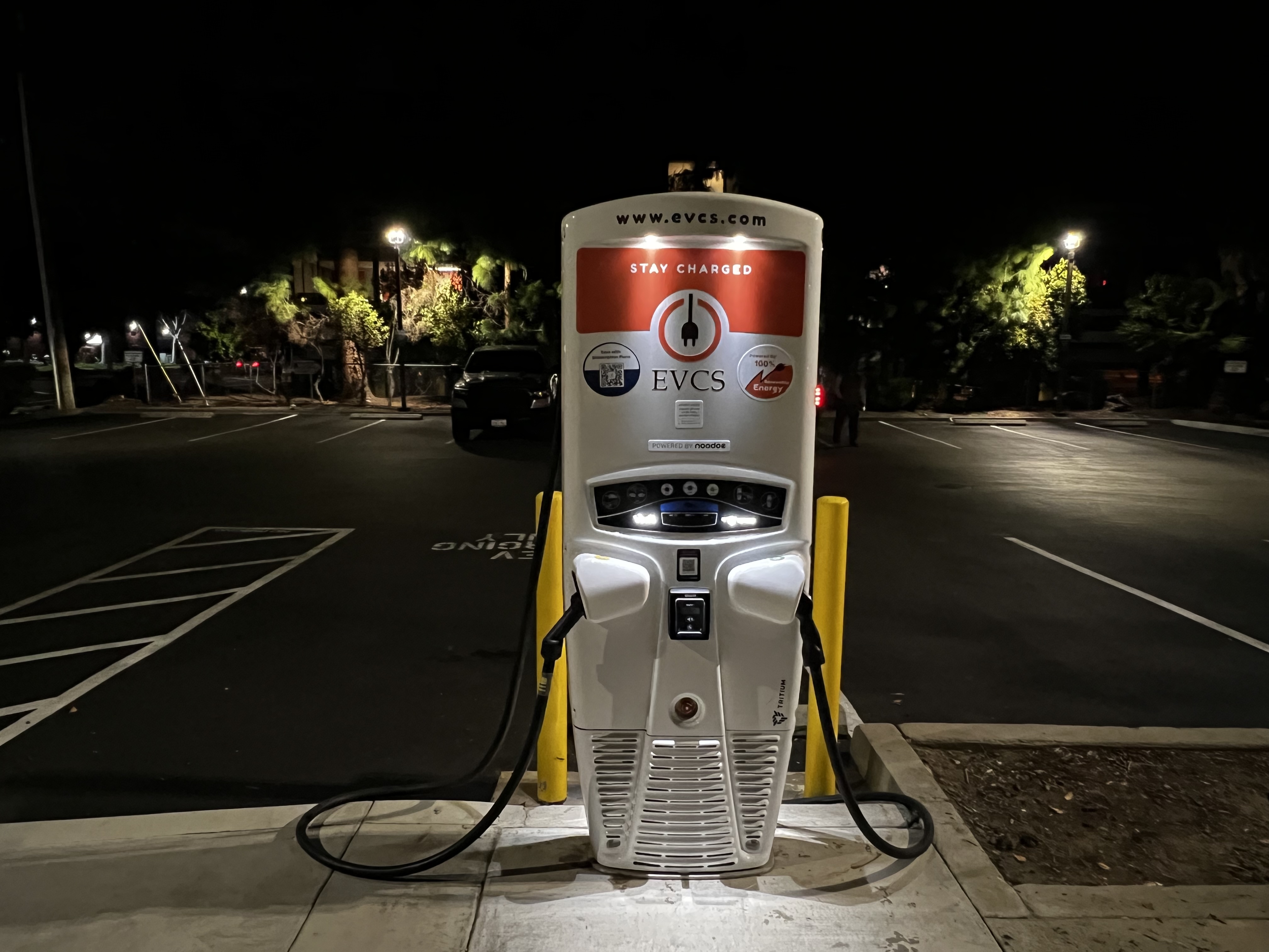 EV charging station at US Bank San Jose