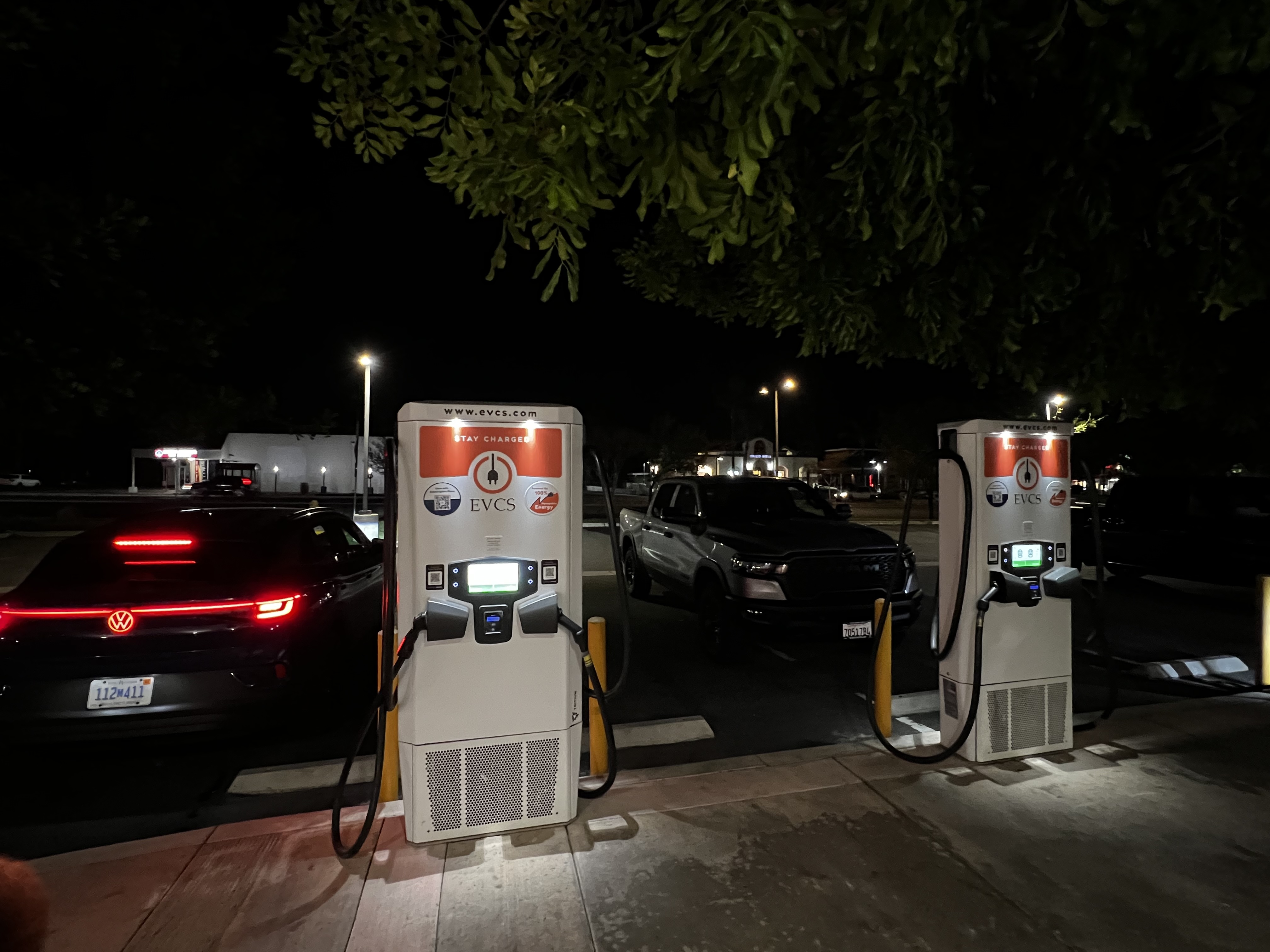 EV charging station at US Bank Simi Valley