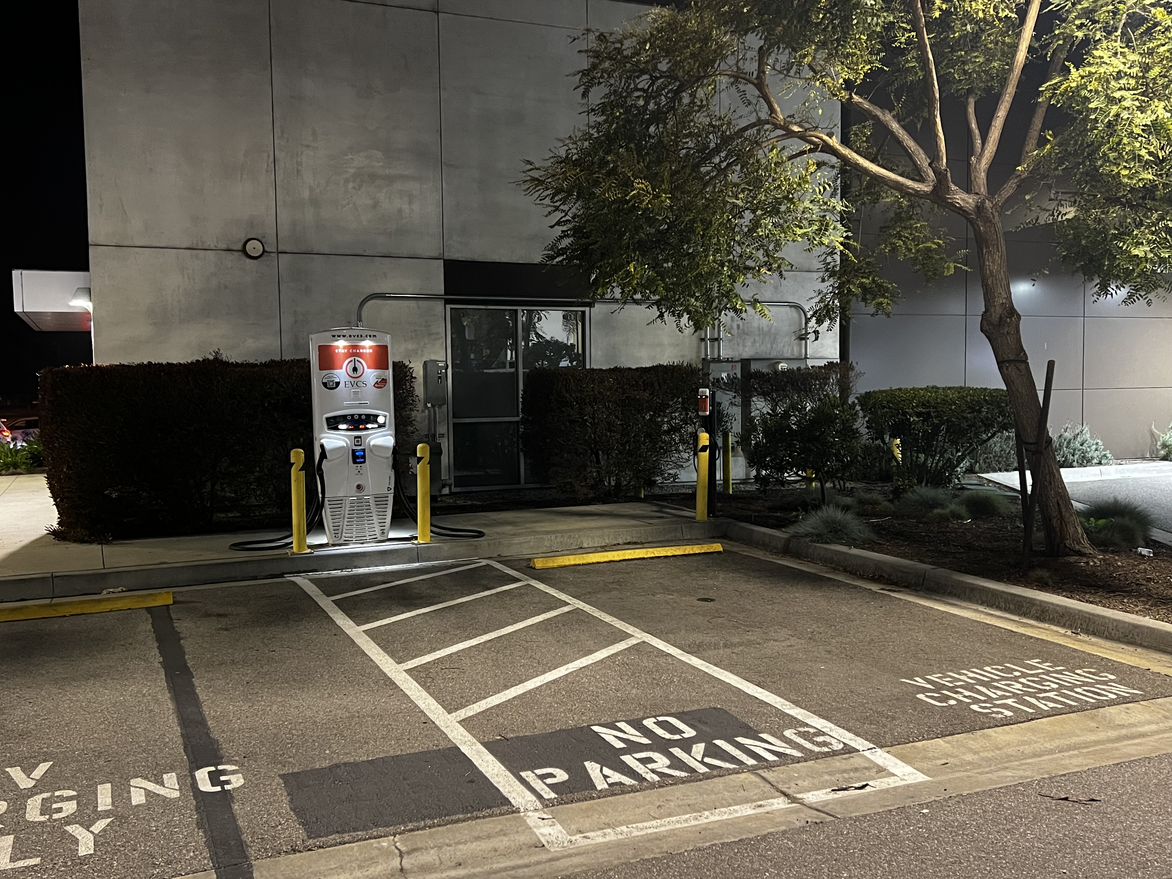 EV charging station at US Bank Ventura