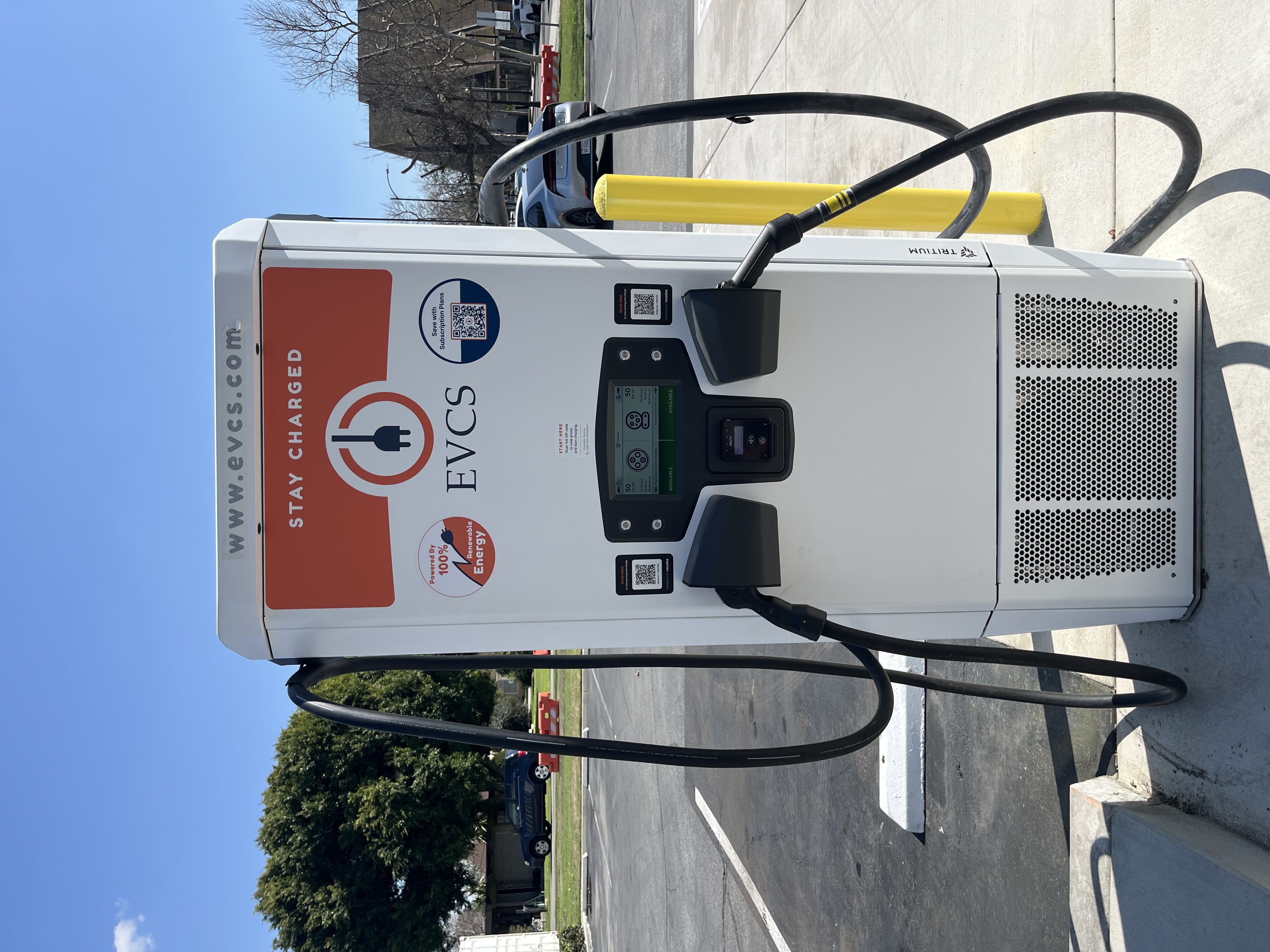EV charging station at US Bank Downey