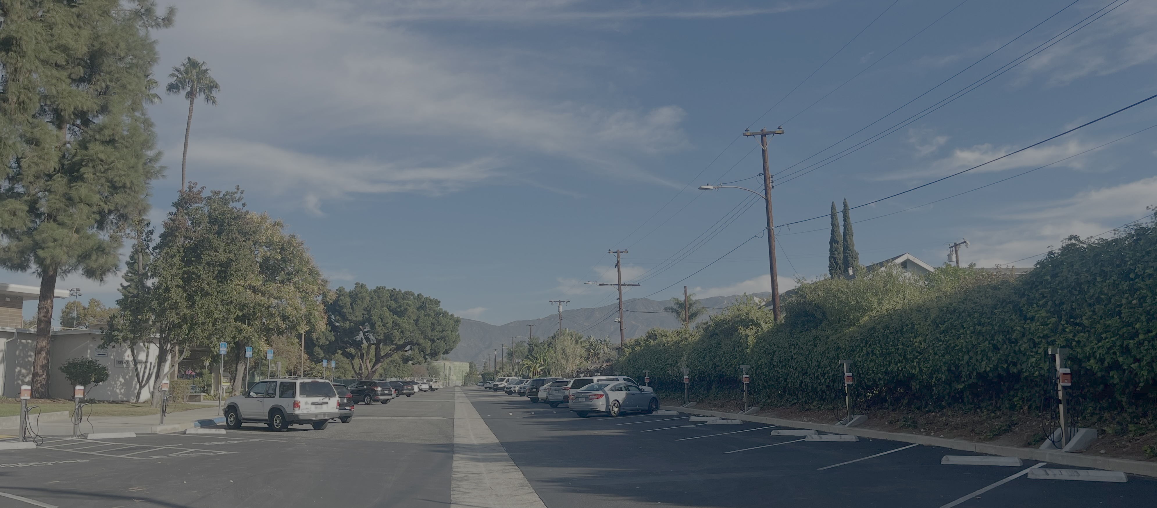 EV charging station at Palomares Park